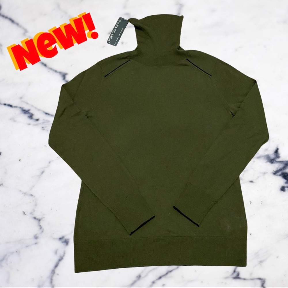 NWT Merino Turtleneck Sweater in Responsible Wool